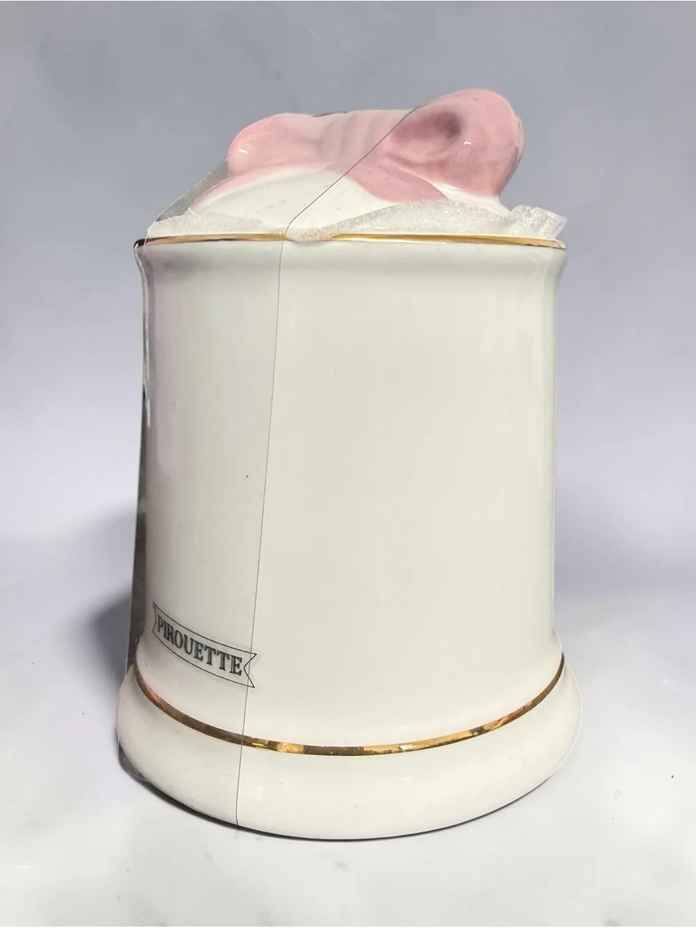 New Pirouette Ceramic Canister with Bow Lid